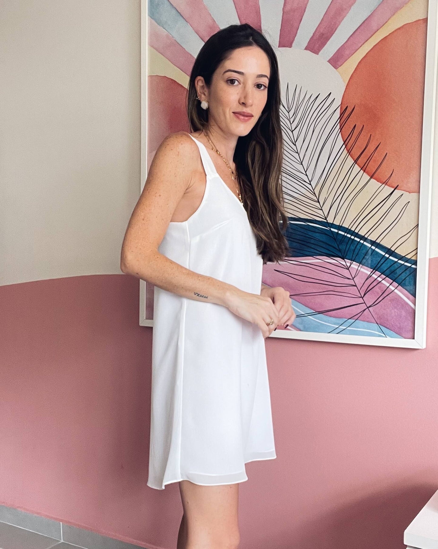 Vestido Alças Karine Off White
