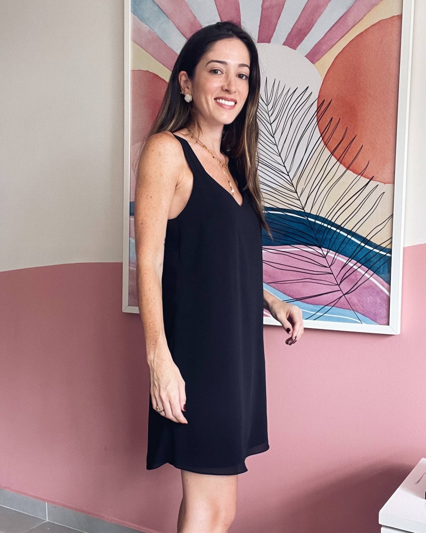 Vestido Alças Karine Preto