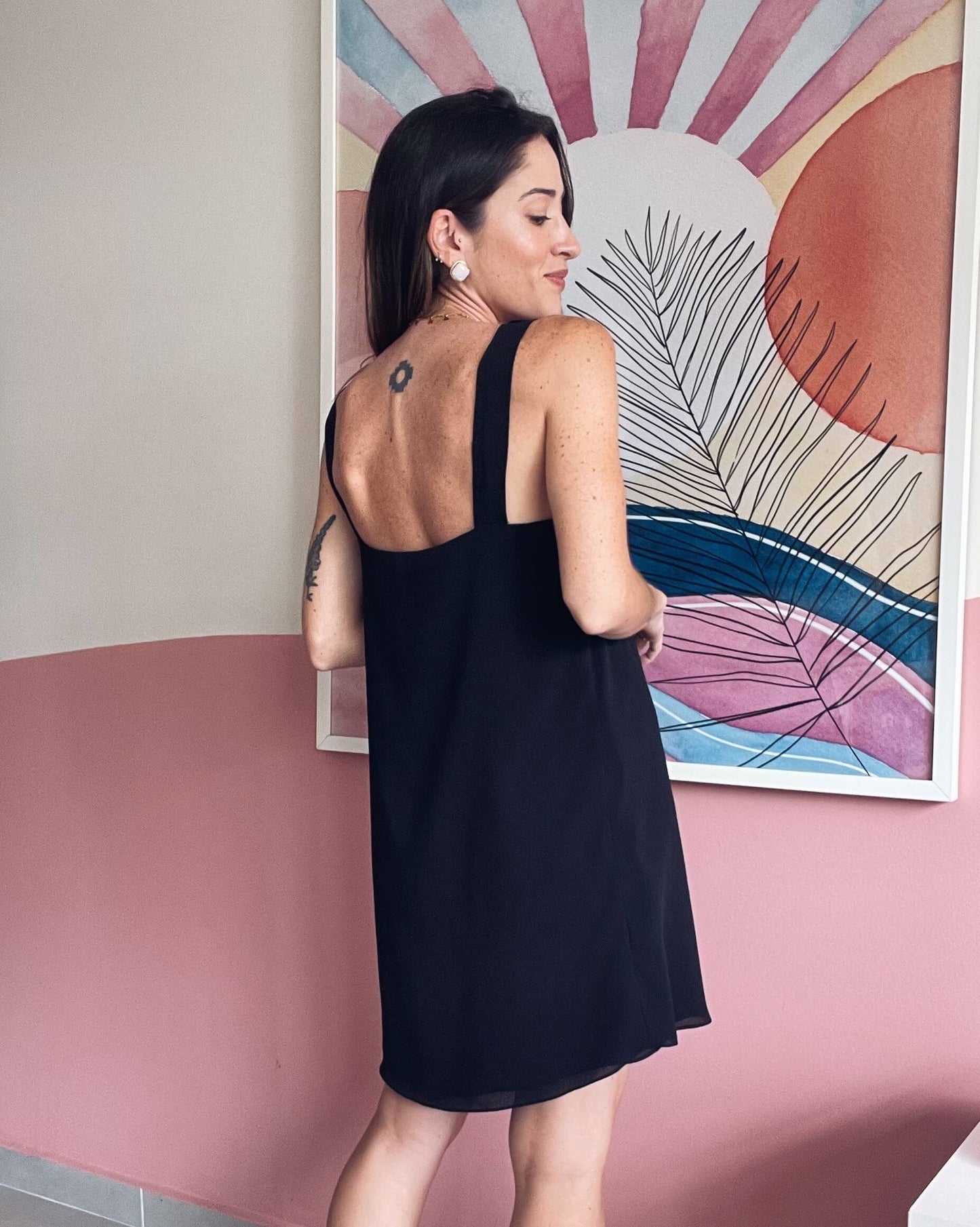 Vestido Alças Karine Preto
