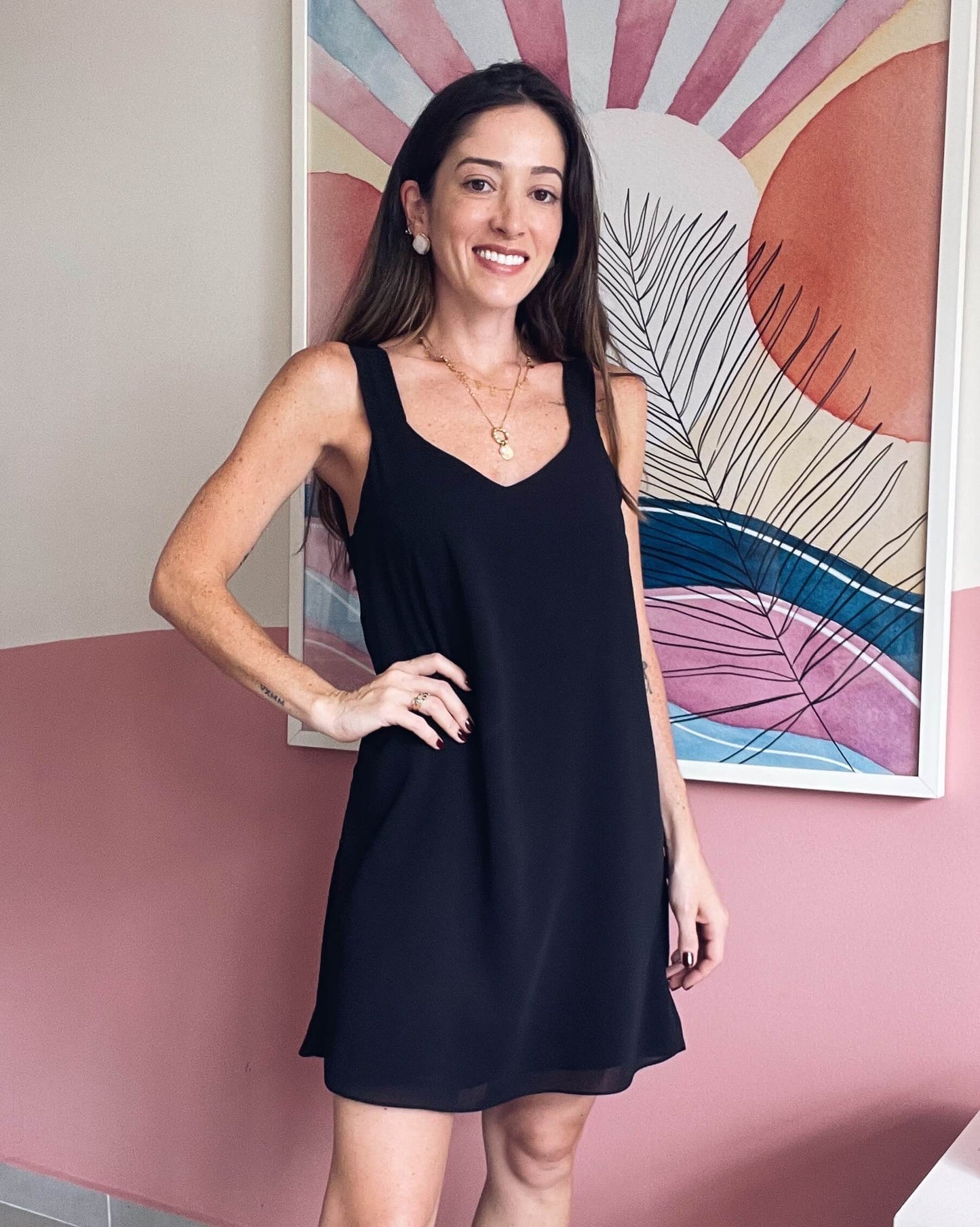 Vestido Alças Karine Preto