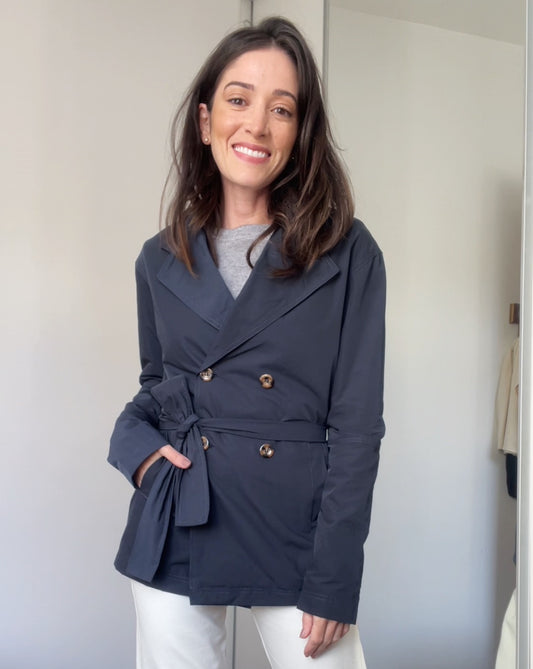 Trench Coat Feminino Casual Helena Marinho