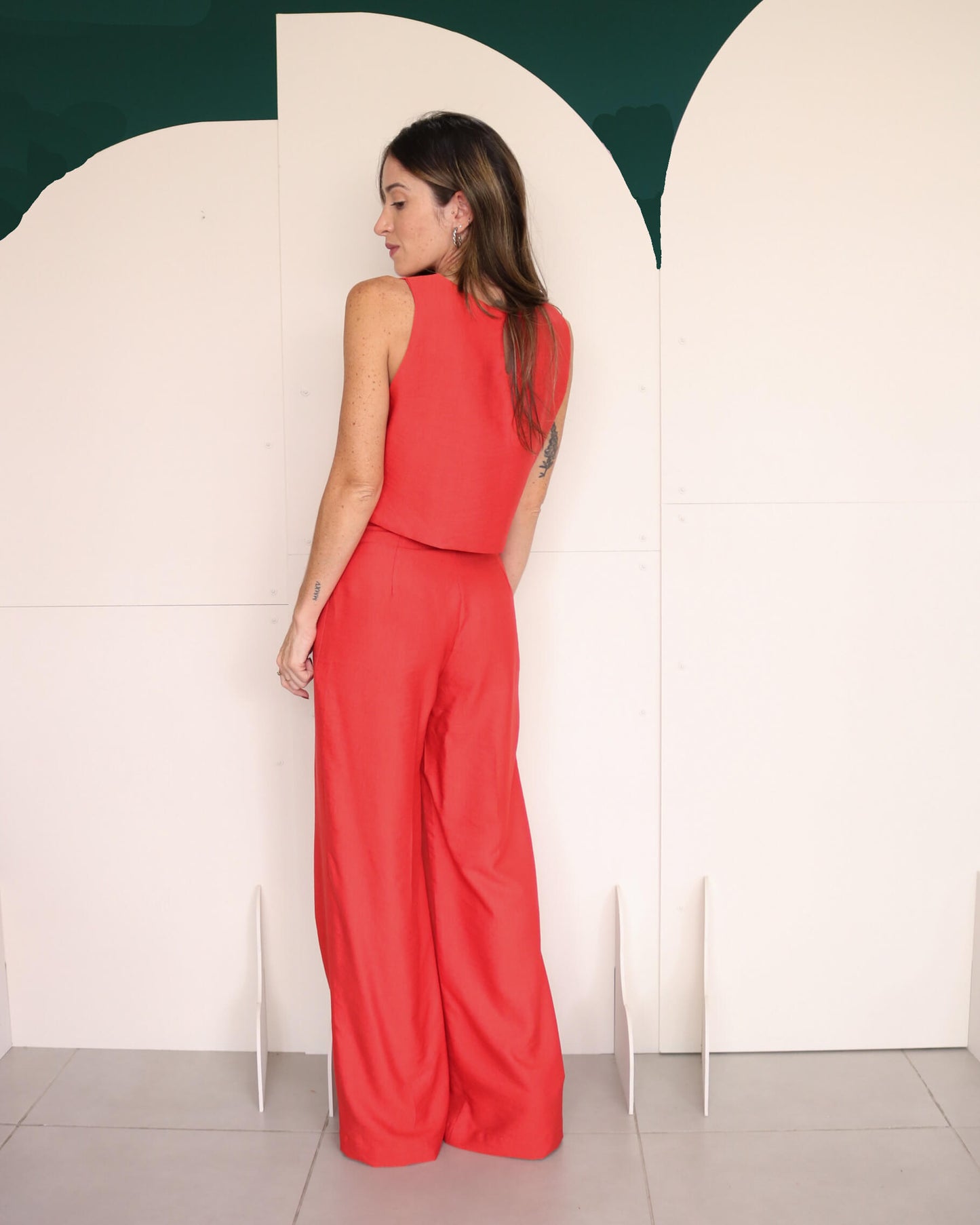 Calça Pantalona Ciça Tomate