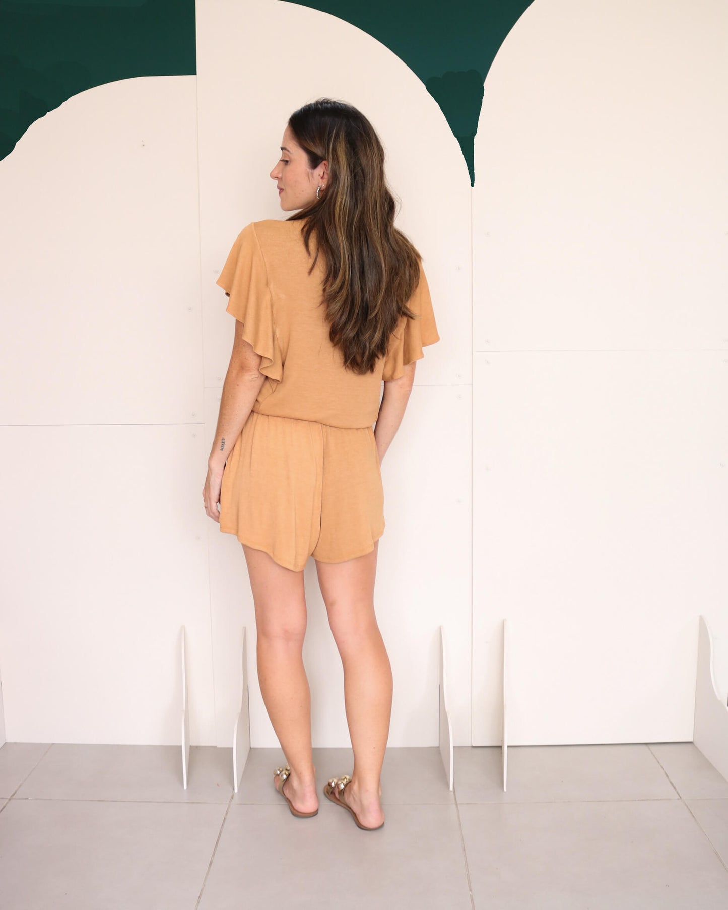 Short Serena Malha Mascavo