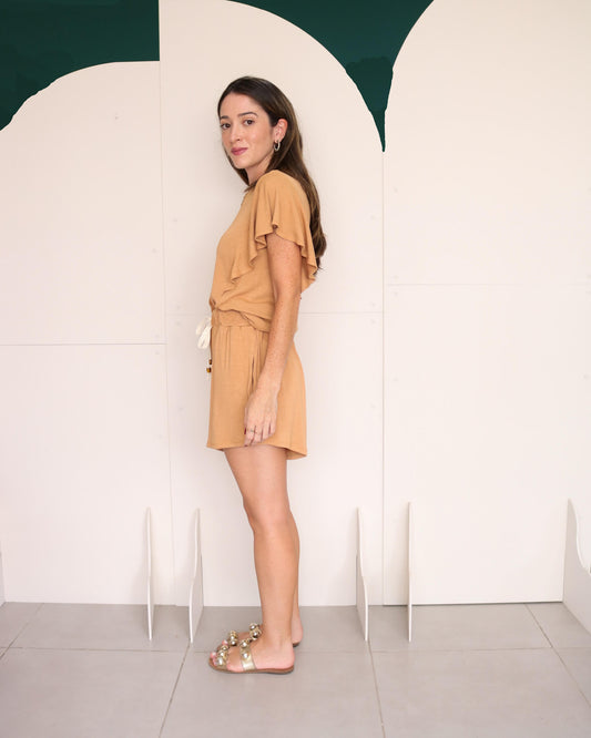 Short Serena Malha Mascavo