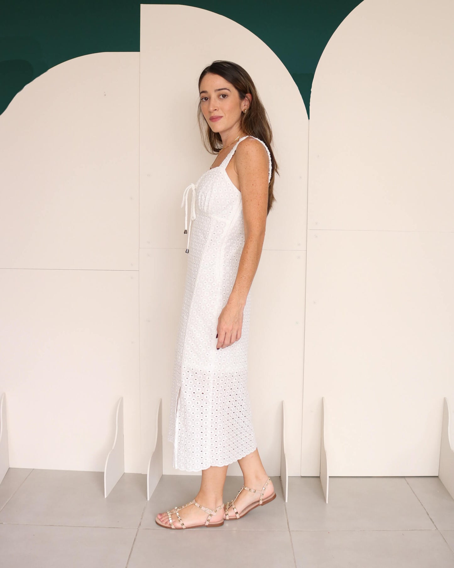 Vestido Laise Paola Off White