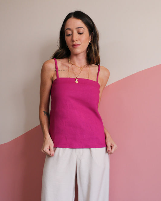 Blusa Alças Kiara Orquídea