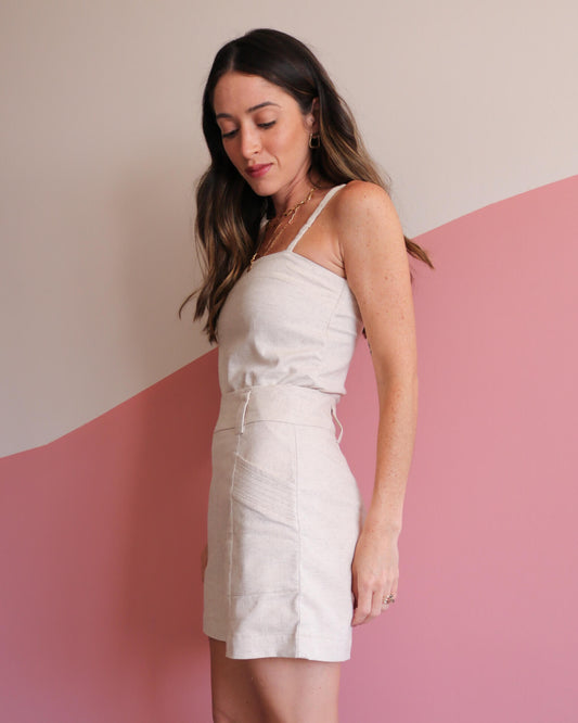 Short Viscolinho Angela Cru