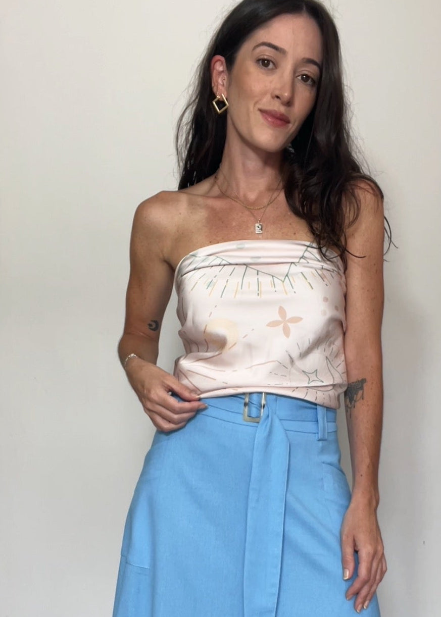 Lenço Estampado Portal