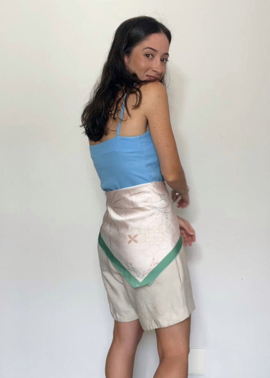 Lenço Estampado Portal