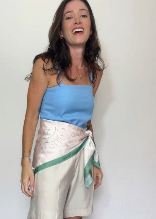 Lenço Estampado Portal