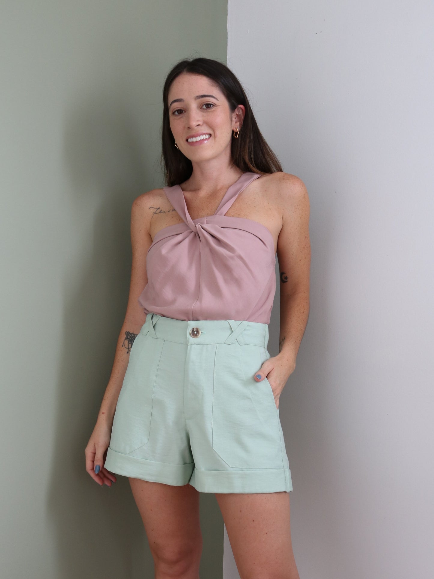 Short Lara Pistache