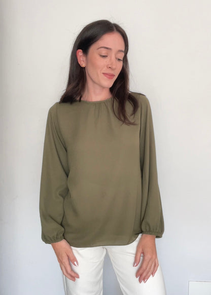 Blusa ML Bufante Cecília Militar