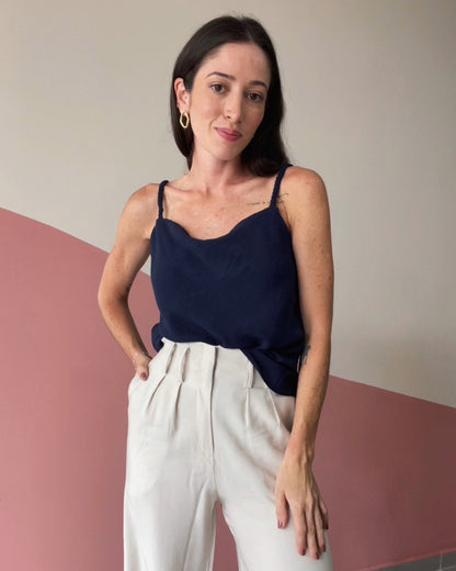 Blusa de Alças Tranças Degagê Lia Marinho