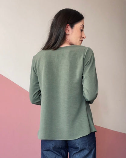 Blusa ML Arabesque Oliva