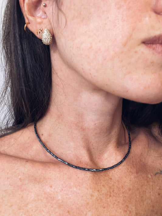 Choker Vidrilhos Grafite