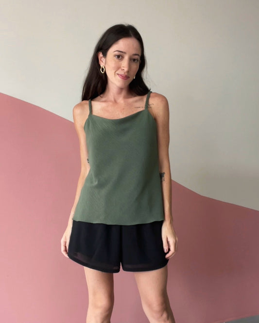 Blusa de Alças Tranças Degagê Lia Oliva