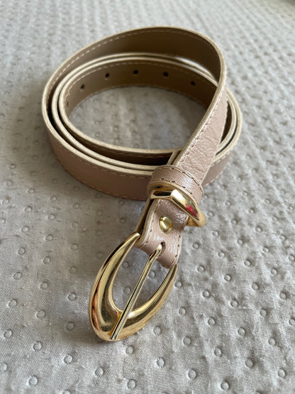 Cinto Liso Jade Bege Areia