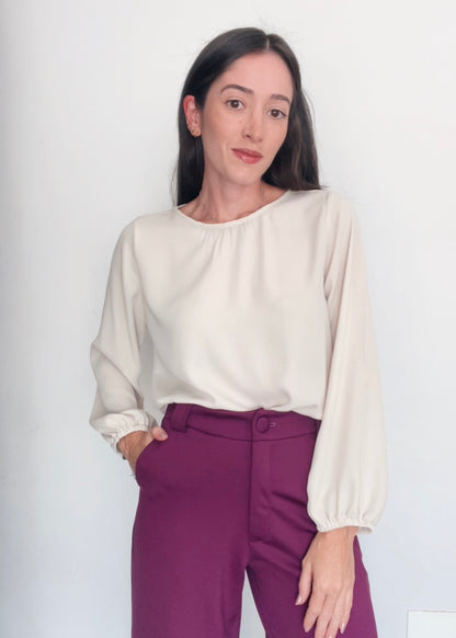 Blusa ML Bufante Cecília Gelo