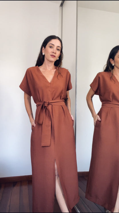 Vestido Daphne Terra