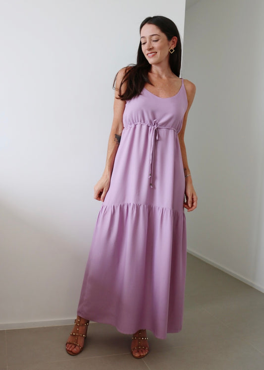 Vestido Midi Marcela Lavanda