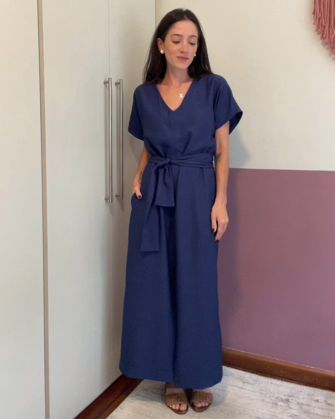 Vestido Daphne Azul Safira