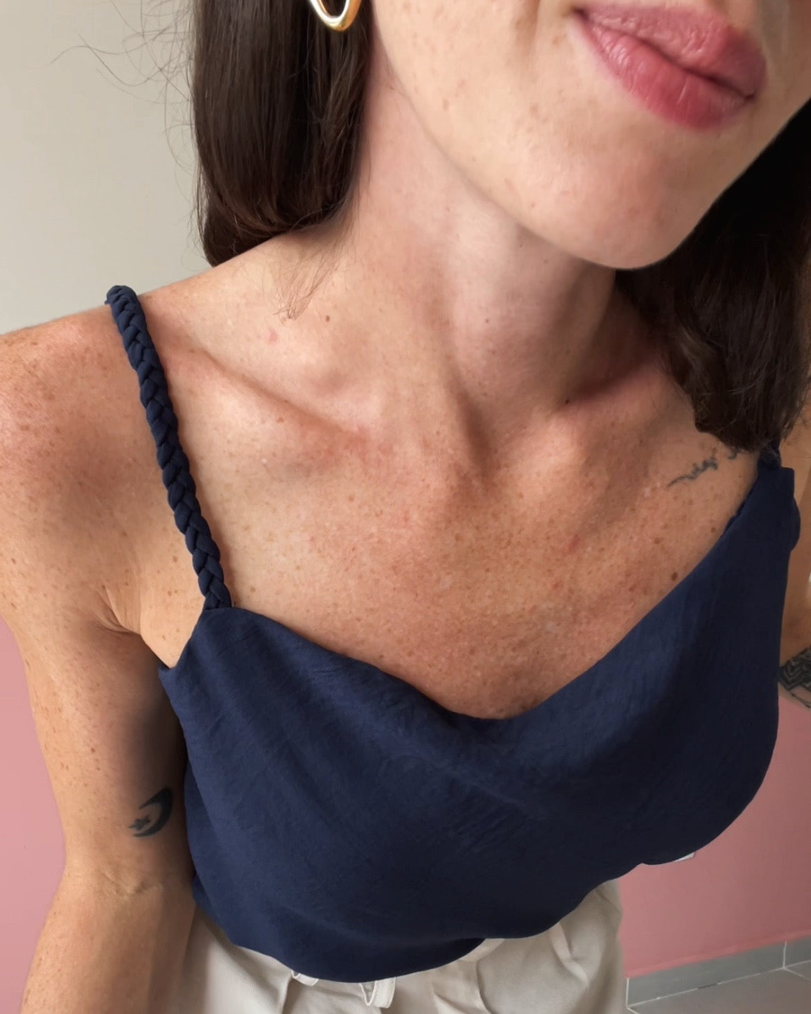 Blusa de Alças Tranças Degagê Lia Marinho