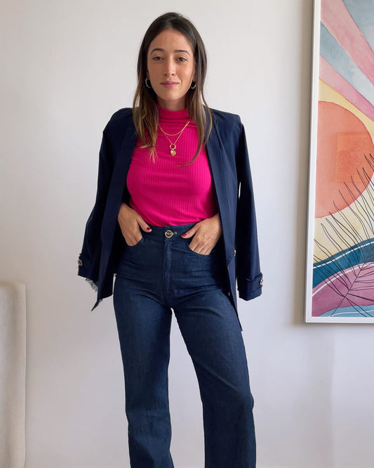 Calça Wide Jeans