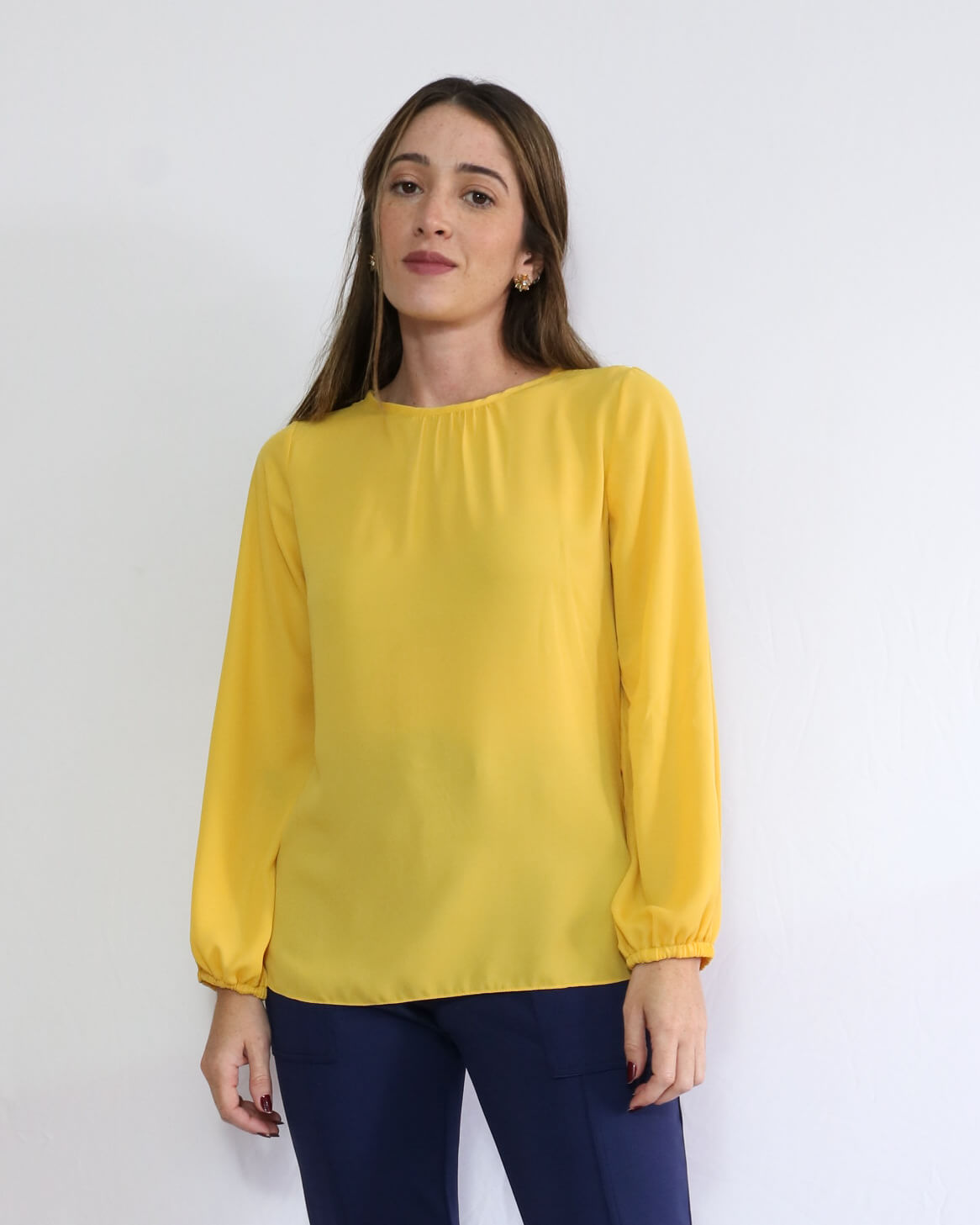 Blusa ML Bufante Cecília Amarelo Sol