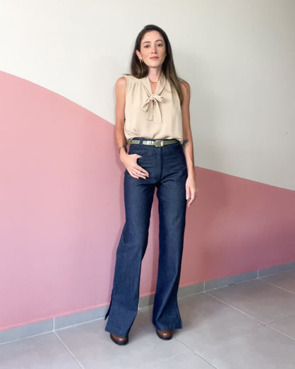 Calça Dulce Jeans Azul Marinho