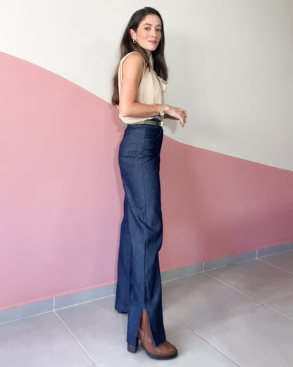 Calça Dulce Jeans Azul Marinho