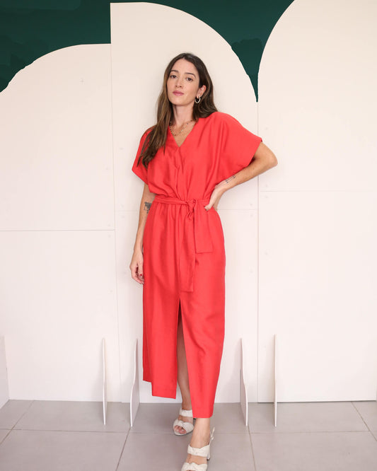 Vestido Daphne Tomate