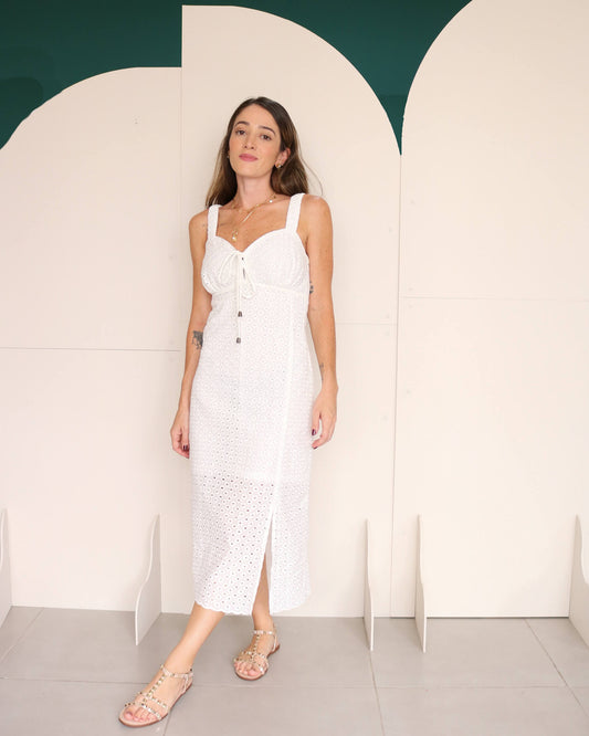 Vestido Laise Paola Off White