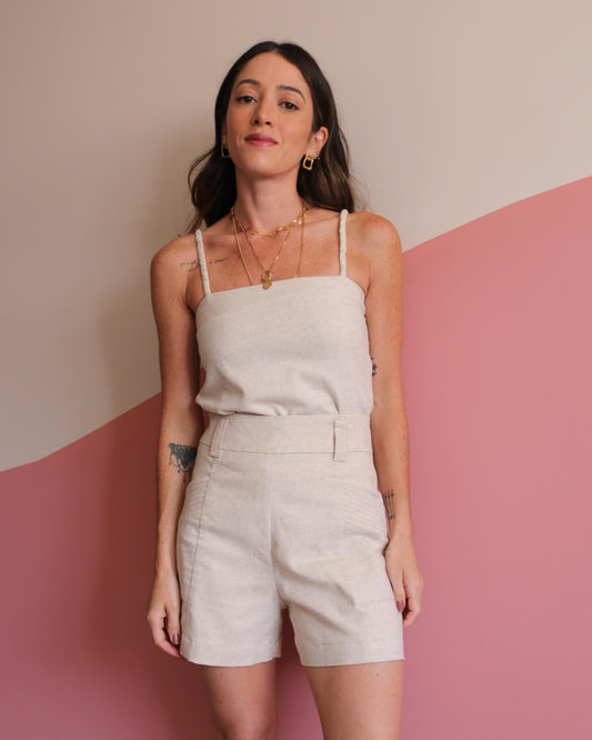 Short Viscolinho Angela Cru