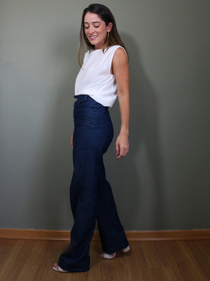 Calça Wide Jeans