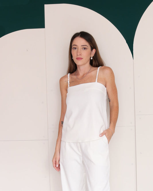 Blusa Alças Kiara Off White